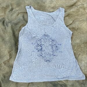 "Gaiam" yoga tank, M, gray